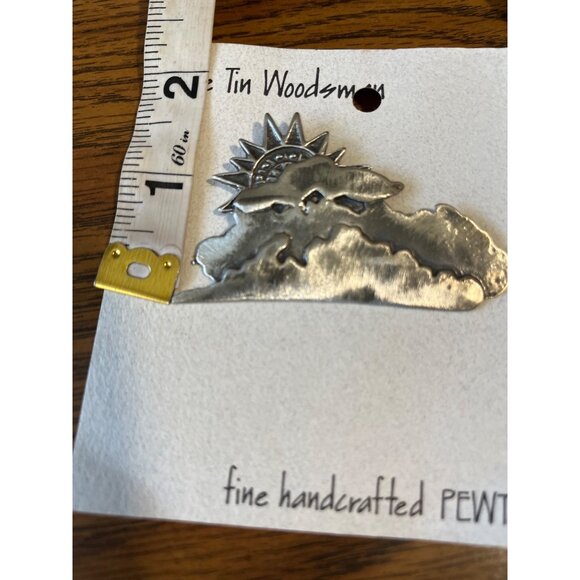 Vintage 1980’s The Tin Woodsman pewter brooch - Picture 4 of 4